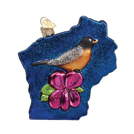 State of Wisconsin Ornament