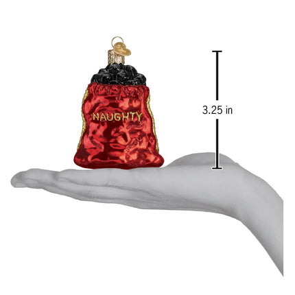 Bag of Coal Ornament