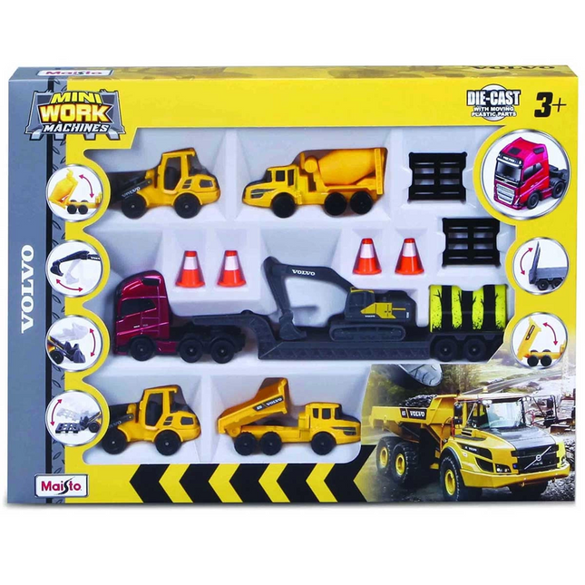 Maisto Mini Work Volvo Play Set
