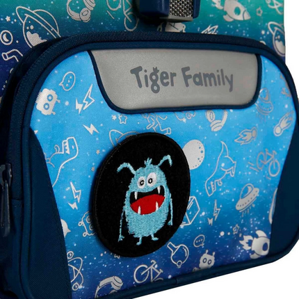 Luminous Space Patterned School Bag