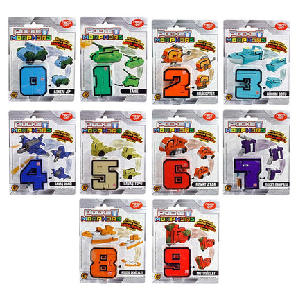 Pocket Morphers Transforming Numbers