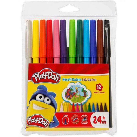 Play-Doh Felt Tip Pens 12 Colors