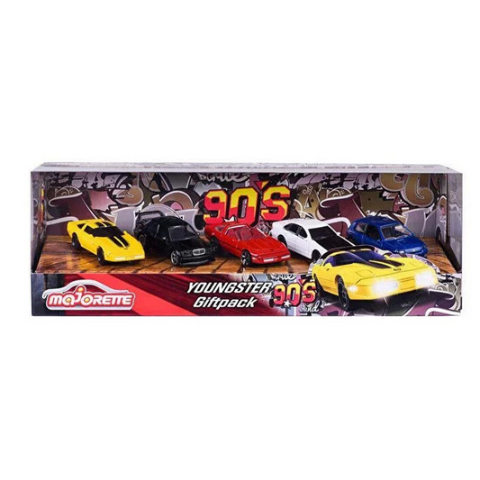 Majorette Youngster 90s 5-Piece Car Set