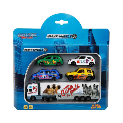 Maxx Wheels 5-Piece Car Set