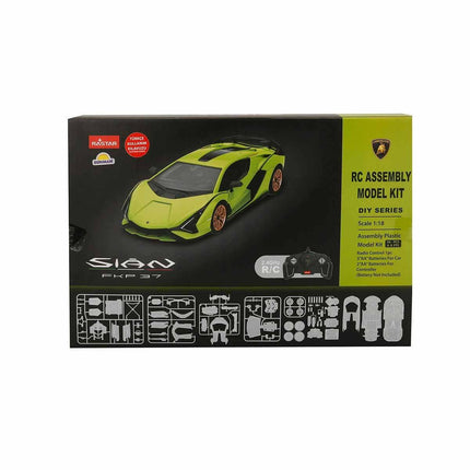 1:18 Lamborghini Sian FKP 37 Remote Control Model Vehicle Assembly Kit