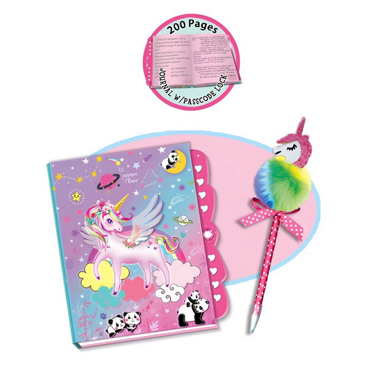 Secret Diary and Pompom Pen