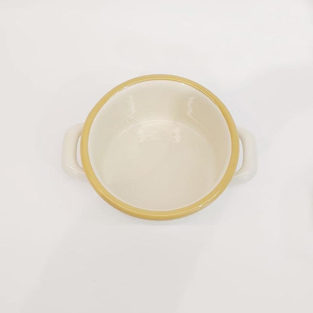 Enamel Mini Pot 12 cm Honey