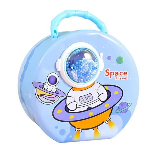 Metal Space Piggy Bank with Password