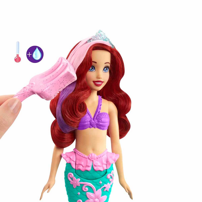 Disney Princess Mermaid Ariel with Gorgeous Color-Changing Hair HLW00