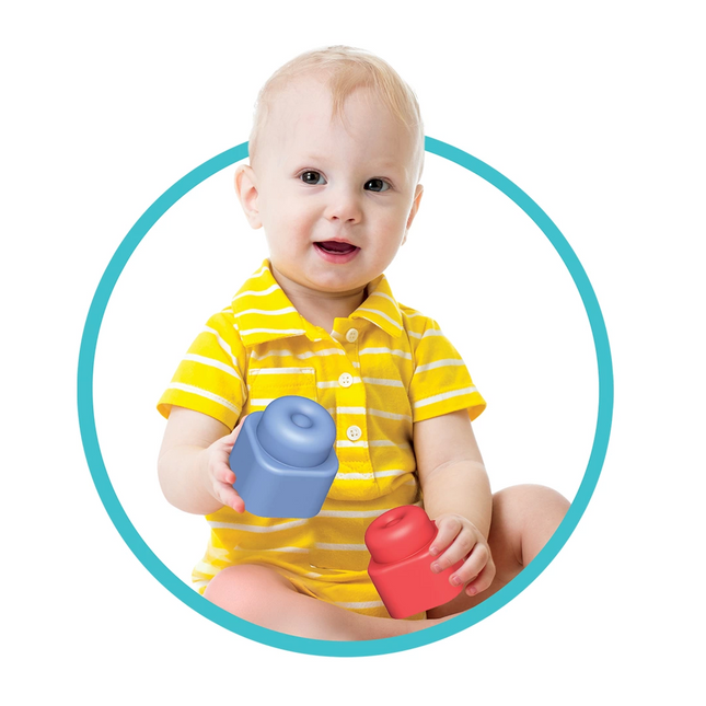 Soft Big Blocks Bucket 18 Pieces