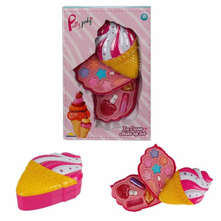 Ice Cream Shaped 2-Layer Makeup Beauty Set