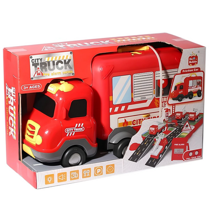 Friction Musical Lighted Fire Truck