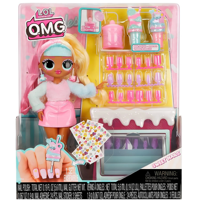 LOL Surprise OMG Sweet Nails Candylicious Sprinkles Shop Game Set