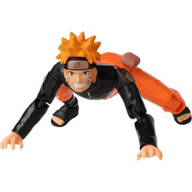 Bandai Naruto Anime Heroes Naruto Uzumaki Figure and Accessory Set 16 cm