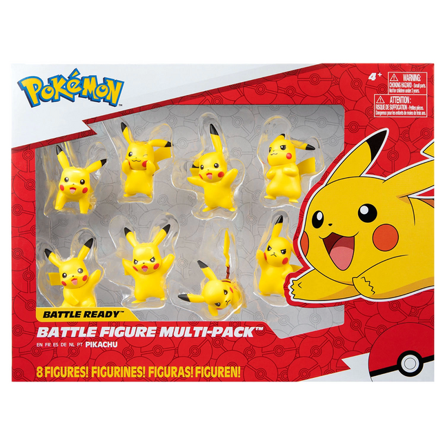 Pokemon Battle 8-Piece Figure Set Pikachu