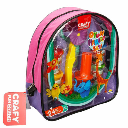 Crafy Play Dough Set with Bag 200 Gr.