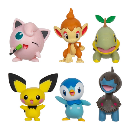 Pokemon Battle 6-Piece Figure Set