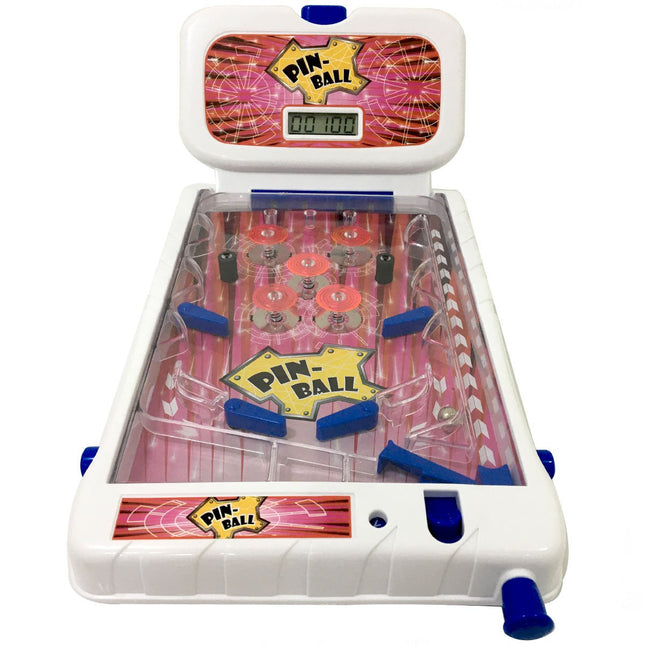 Battery-Operated Pinball Arcade Game with Lights and Sounds