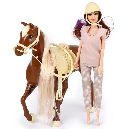 Jasmine Horse Baby Brown-Beige