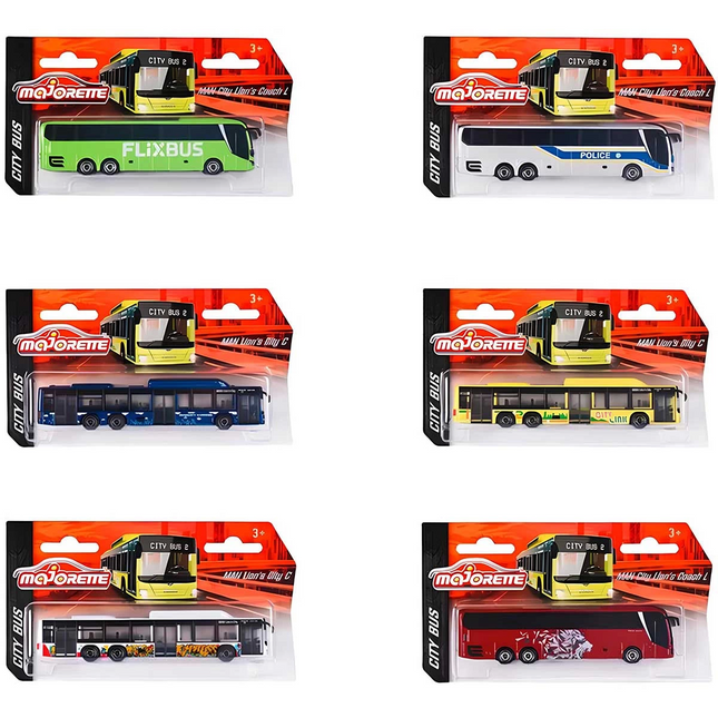 Majorette MAN City Bus Metal Model 212053159