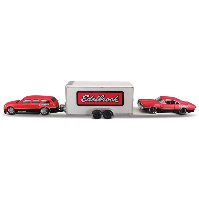 Maisto 1/64 Design Series Racing Team Trailer and Vehicle Set