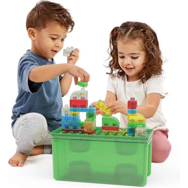 2in1 Jelly Blox Block Set with Storage Box 30 Pieces