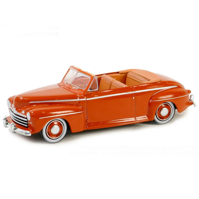 Greenlight 1/64 Vintage Ad Cars Series 10- 1946 Ford Super Deluxe Convertible
