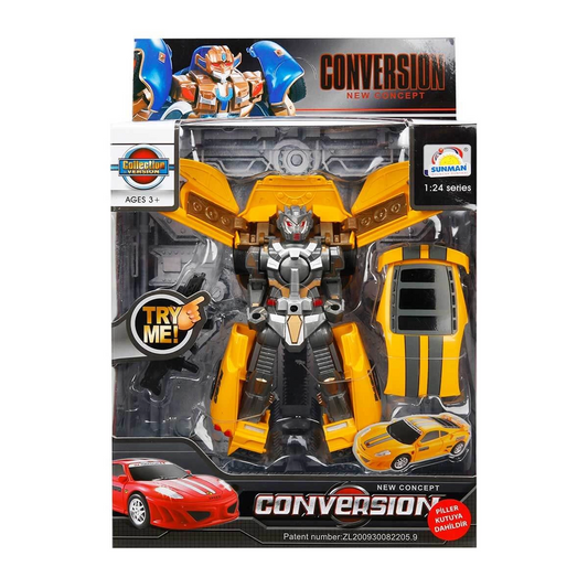 1:24 Transformable Robot with Sound and Light 22 cm