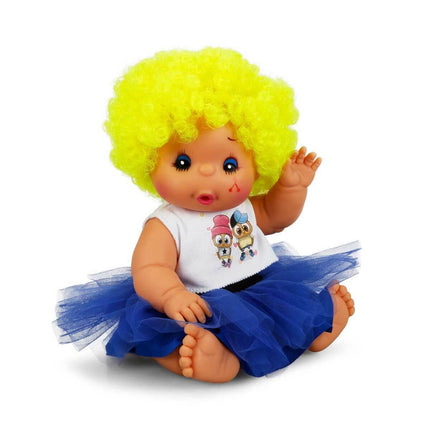 Afro Curly Colored Hair Baby