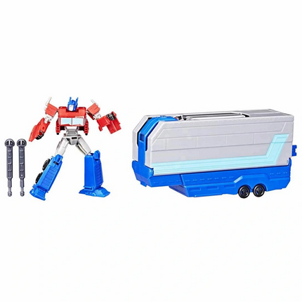 3in1 Sesli ve Işıklı Transformers EarthSpark Optimus Prime Savaş Oyun Seti
