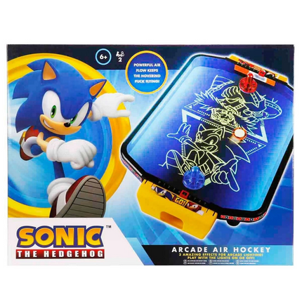 Sonic Arcade Desktop Air Hockey with Lights