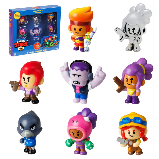 Brawl Stars 8-Piece Deluxe Figure