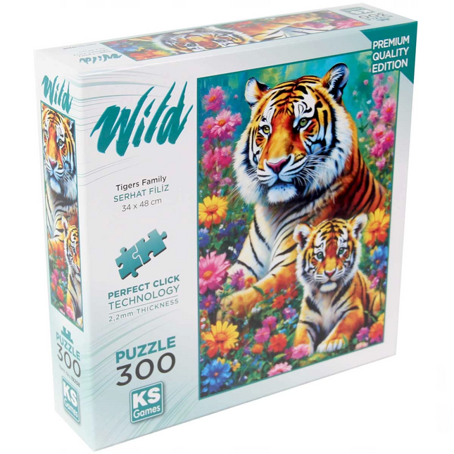 KS Games Tigers Family Puzzle 300 Pieces
