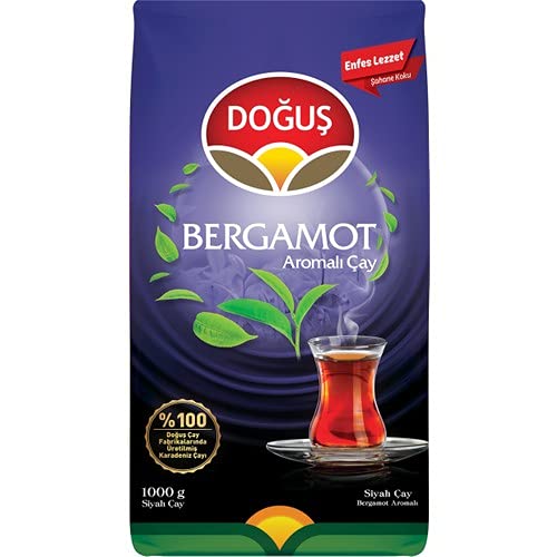 Black Tea,Bergamot Flavored Black Tea,Çay,Turk Çayı,Turkish Tea,Organic Tea,Organic Black Tea, By Dogus 500 Gr 17.6 Oz الشاي الأسود والشاي التركي والشاي
