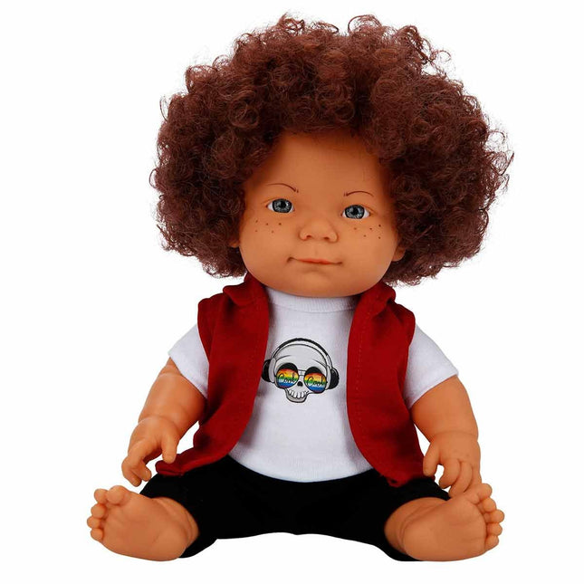 Curly Haired Curly Doll 35 cm