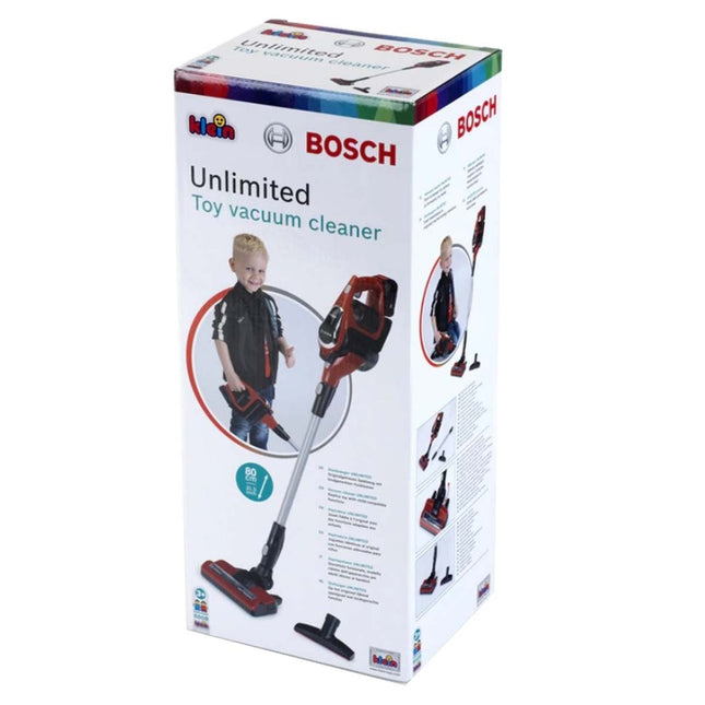 Bosch Toy Vacuum Cleaner with Sound and Lights, Red