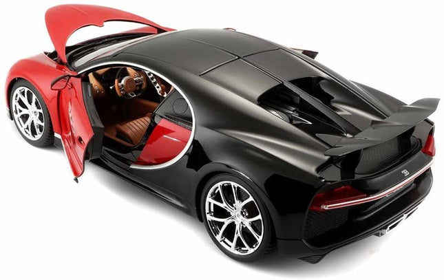 Bburago 1:18 Bugatti Chiron Red Model Car