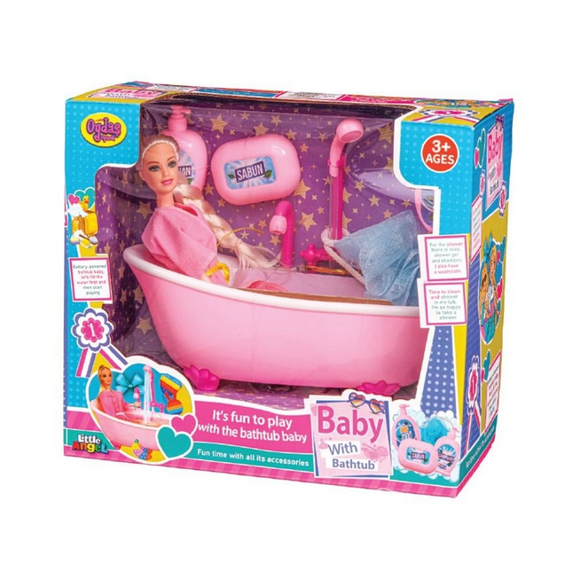 Oydaş Baby Showering in the Bathtub 02605