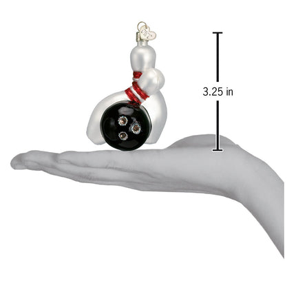 Bowling Ball &amp; Pins Ornament