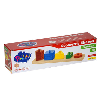 Boxed Wooden Geometric Shapes