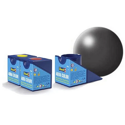 Aqua Color Dark Gray - Silk Paint - 18 ml