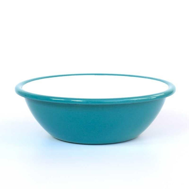 Enamel Salad Bowl Turquoise