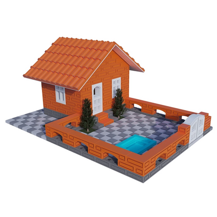 Miniature Brick Summer House