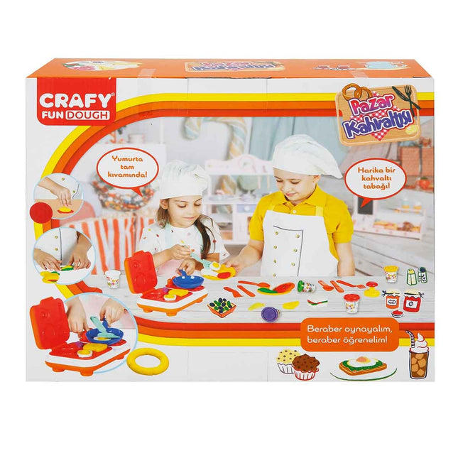 Crafy Sunday Breakfast Play Dough Set 23 Pieces