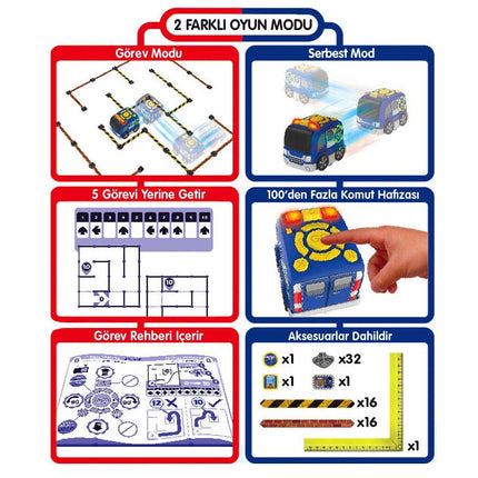 Silverlit Tooko Programmable Police Vehicle Playset