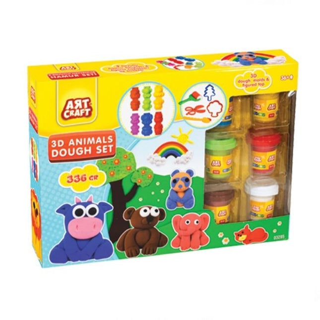 Dede Art Craft Three Dimensional Animals Dough Set