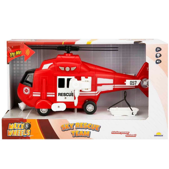 1:16 Maxx Wheels Helicopter with Sound and Lights