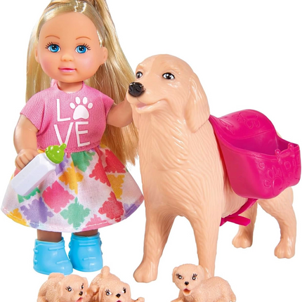 House Dog and Her 3 Puppies SMB-105733072