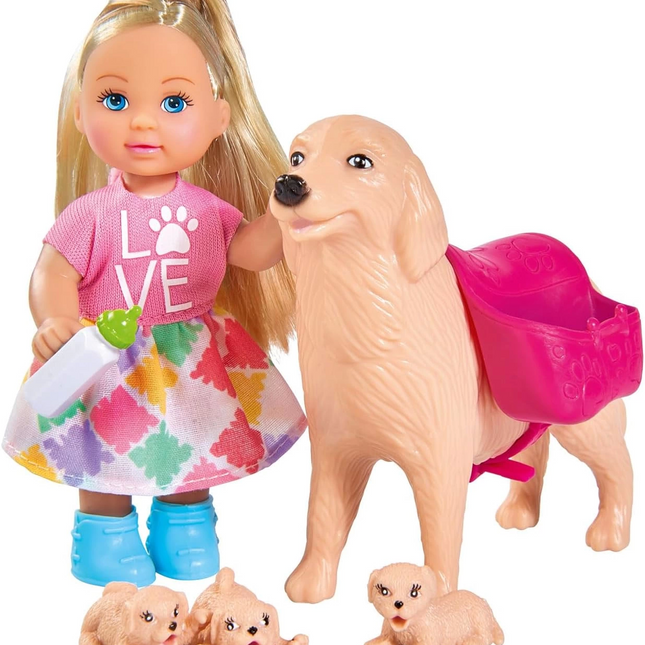 House Dog and Her 3 Puppies SMB-105733072