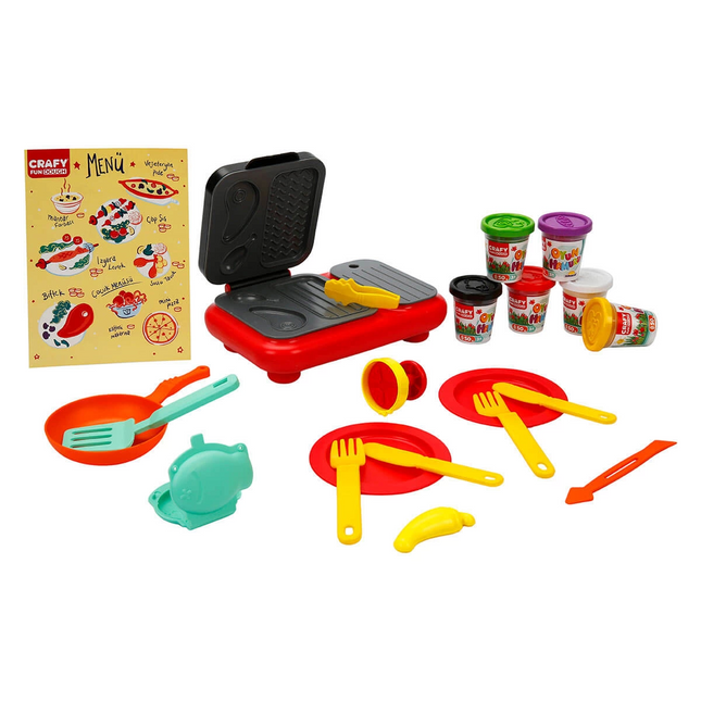 Barbecue Fun Play Dough Set 300 gr 22 Pieces